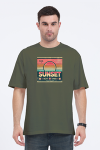 Old School Sunset - Vintage oversized t-shirt